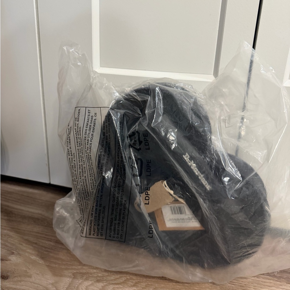 Dr. Marten Black Kiev Leather Heart Backpack/ Crossbody